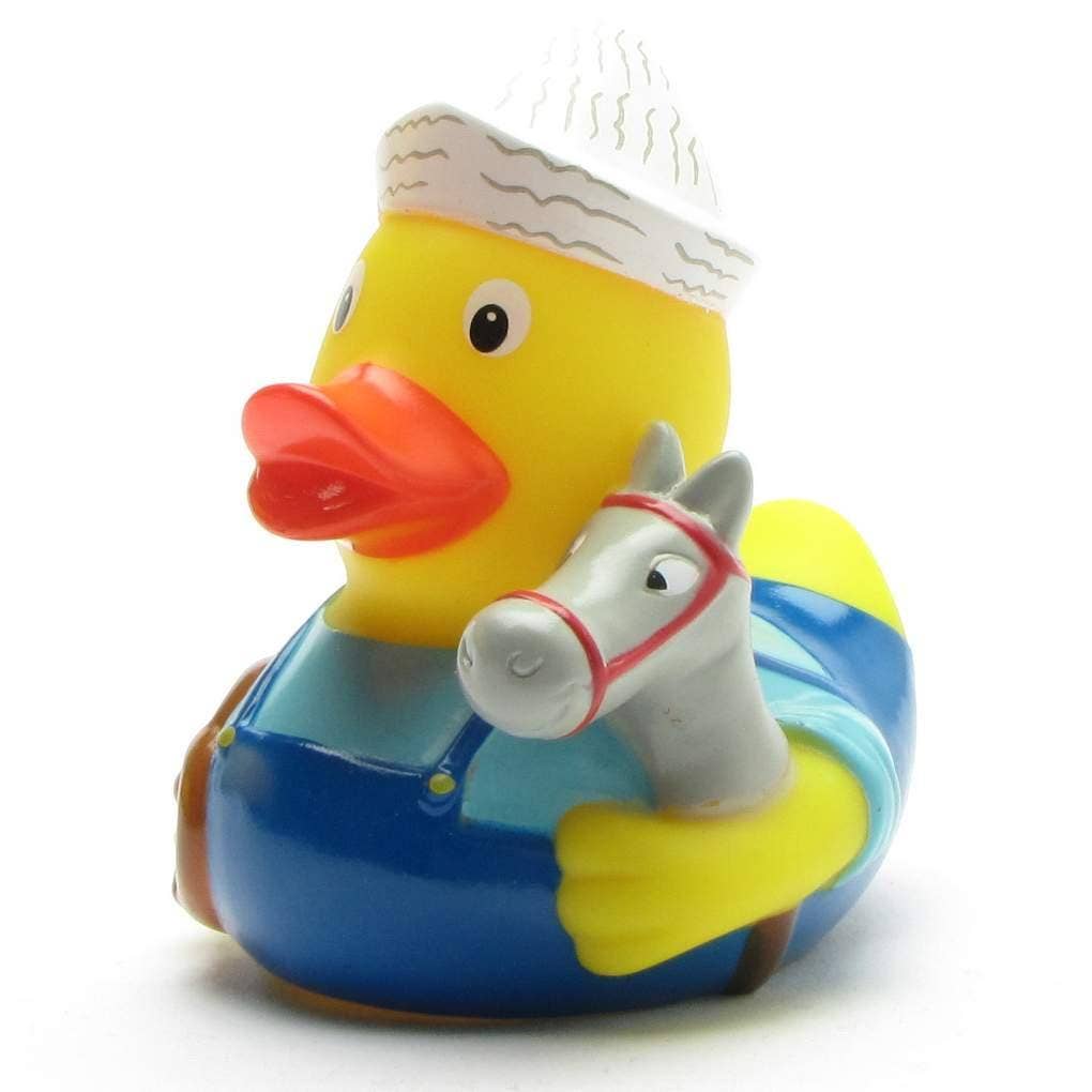 Duck, Child, Horse, Stick