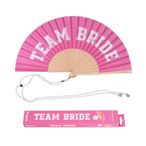 Éventail « Team bride » Rose – Fisura