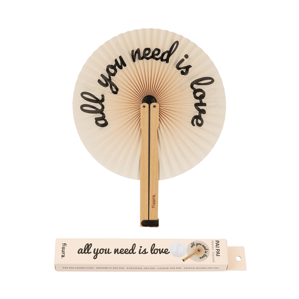 Éventail Pai Pai « all you need is love » – Fisura