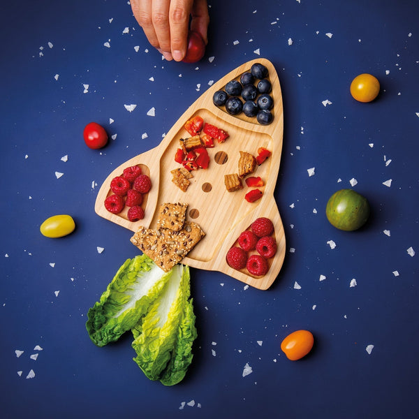 Rocket bamboo plate
