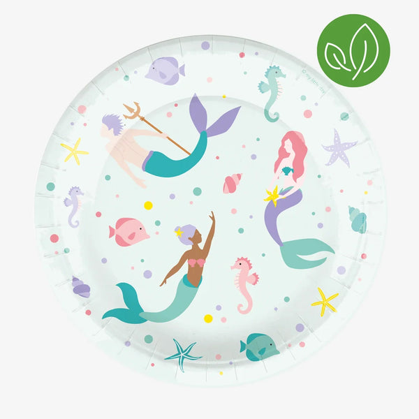 Paper plates - Mermaids