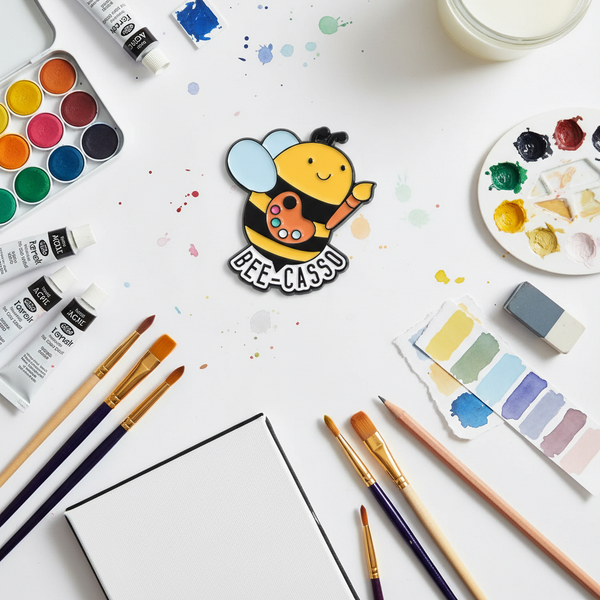Bee-casso Bee Pin