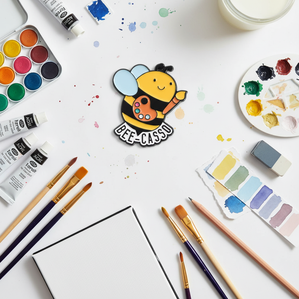 Pin's Abeille Bee-casso