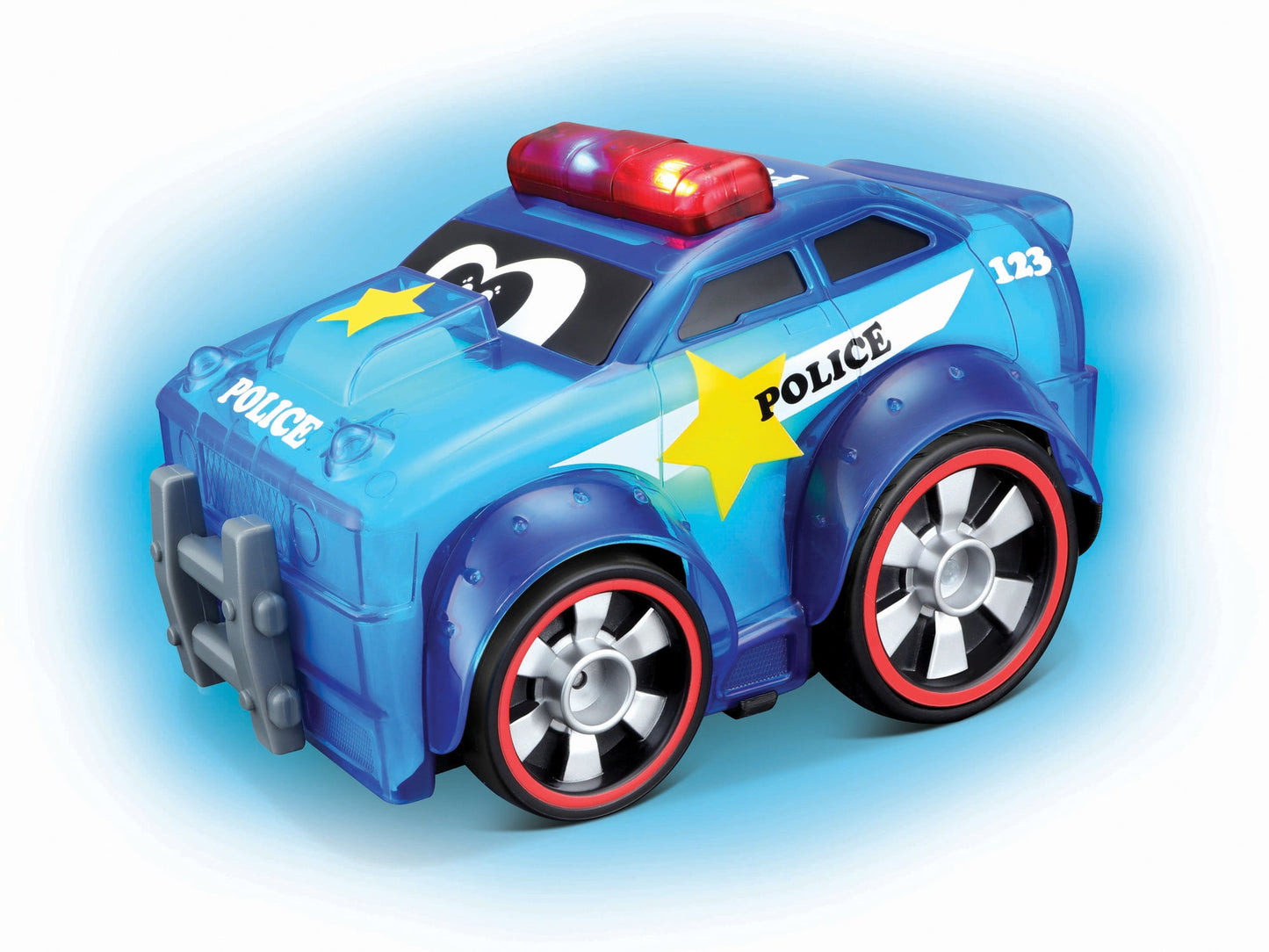 Voiture de police BB JUNIOR à pousser et à briller
