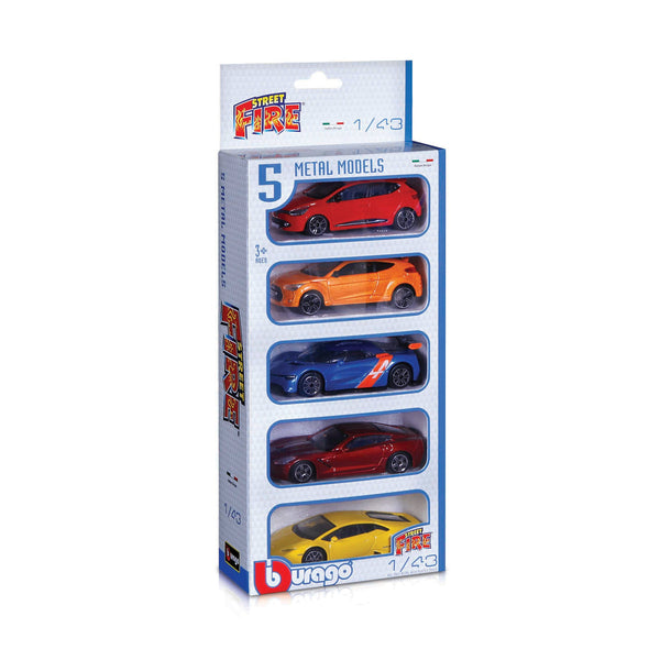 1:43 STREET FIRE 5-PIECE VEHICLE SET