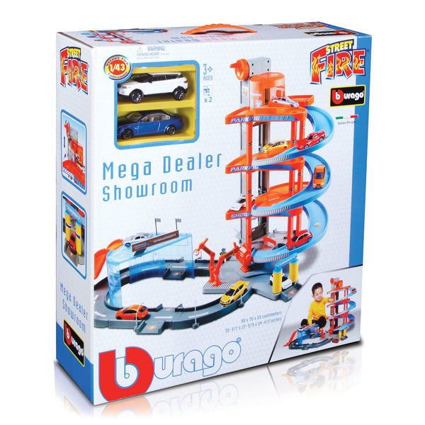 1:43 STREET FIRE MEGA DEALERSHIP SHOWROOM GARAGE