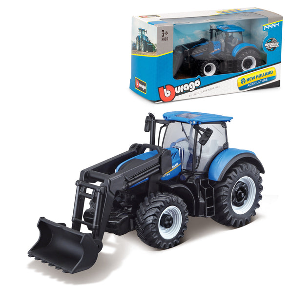 TRACTEUR NEW HOLLAND T7.315 DE 10 CM AVEC CHARGEUR FRONTAL