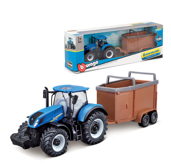 TRACTEUR NEW HOLLAND T7.315 10CM AVEC COFFRE À CHEVAUX