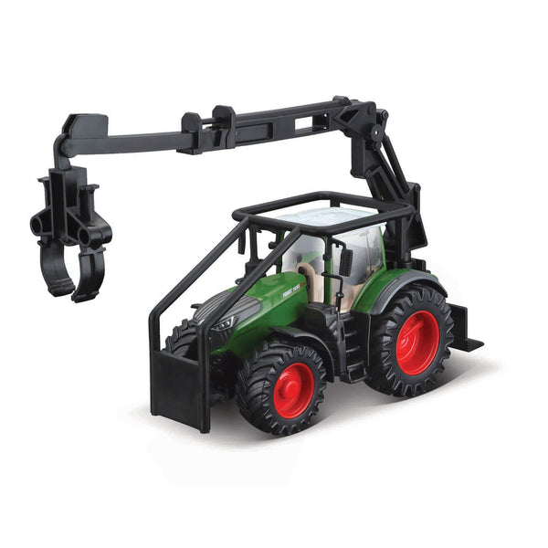 TRACTEUR FENDT 1050 VARIO DE 10 CM AVEC CHARGEUR FRONTAL ET 3 GRUMES