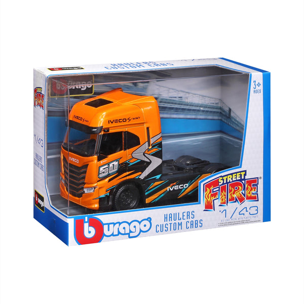 1:43 STREET FIRE TRUCKS CUSTOM IVECO S-WAY 570 CABINS