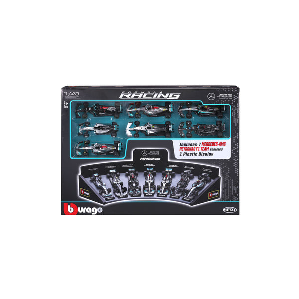 Mercedes AMG F1 1:43 Luxury Gift Set with Stand
