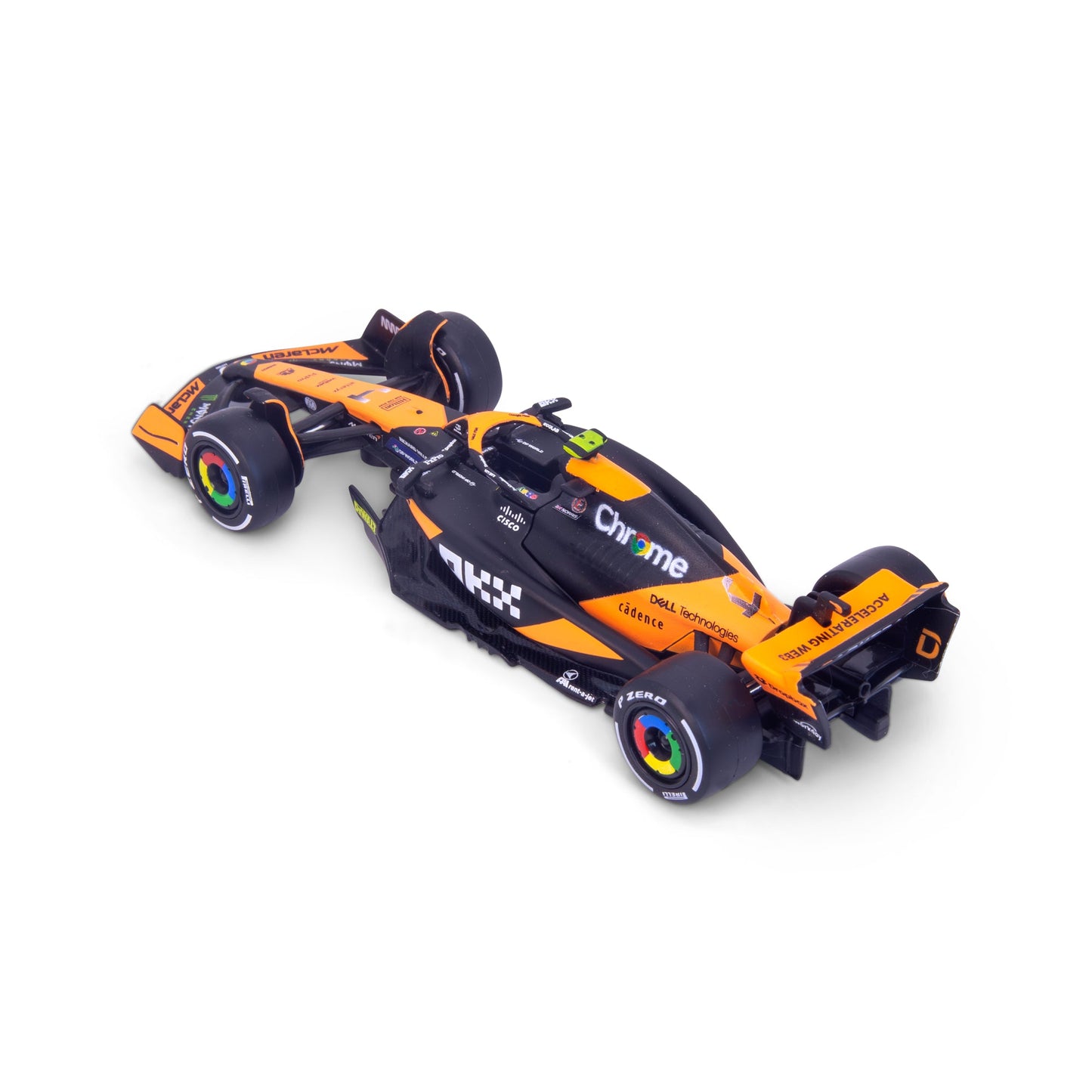 1:43 F1 MCLAREN MCL38 2024 NORRIS IN A 12-PIECE DISPLAY