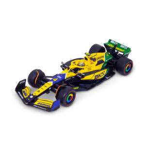 1:43 F1 MCLAREN MCL38 2024 WITH NORRIS SENNA LIVERY HELMET