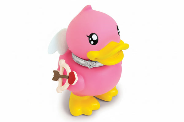 Cupid pink duck piggy bank