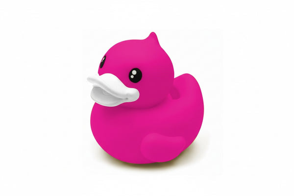 Small duck fuchsia piggy bank