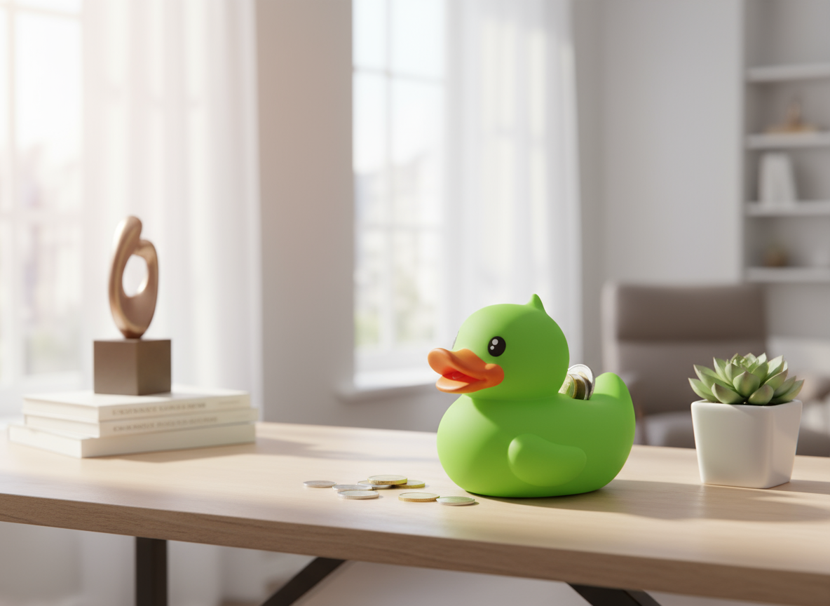 Small green duck chopper