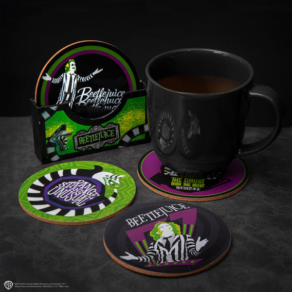 Set de 4 Sous-verres Beetlejuice