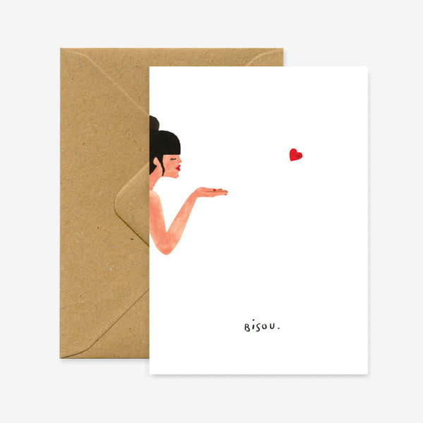 Kiss - Greeting Card