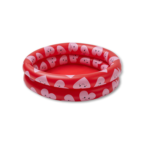 Baby Pool - Red - Hearts - Ø 60 cm