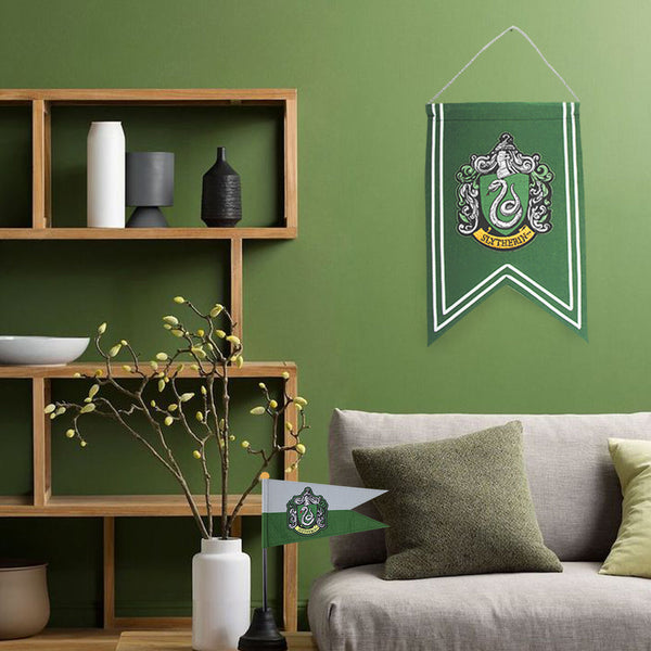 Set Bannière et Drapeau Serpentard
