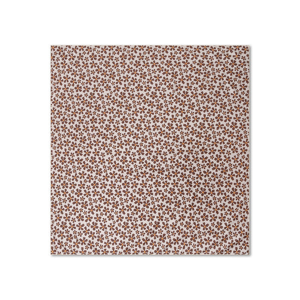 Microfiber Beach Towel - Brown - Wild Flower - 180 x 180 cm