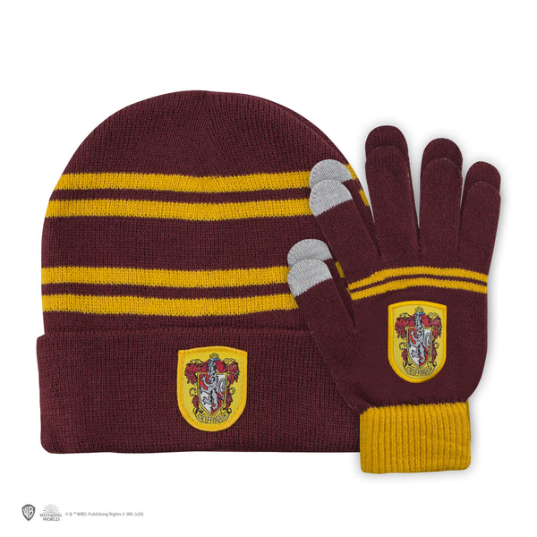 Gryffindor Kids' Hat & Touchscreen Gloves Set