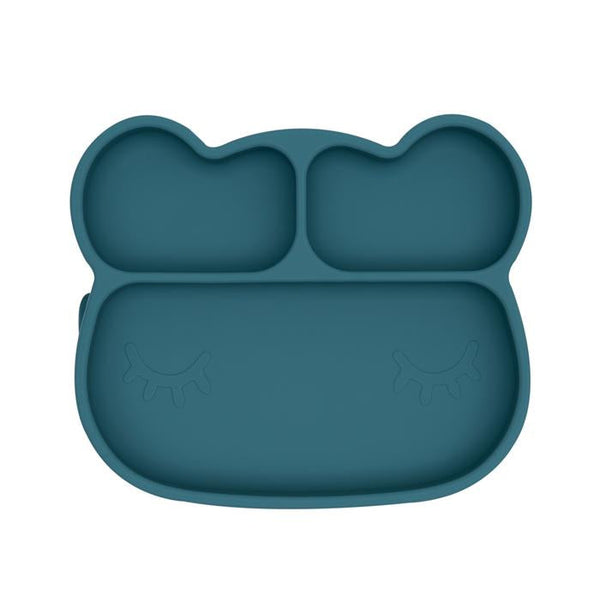 Duck blue silicone bear plate
