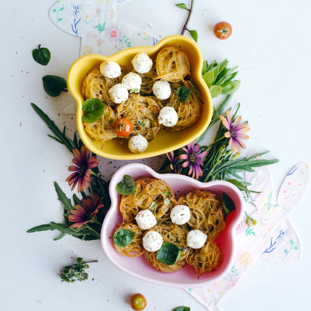 Ciotola in silicone a forma di orso giallo