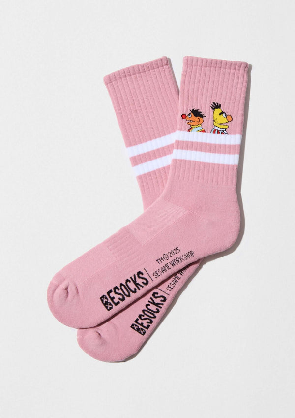 Chaussettes BeSesameStreet Epi & Blas Pink – Besocks