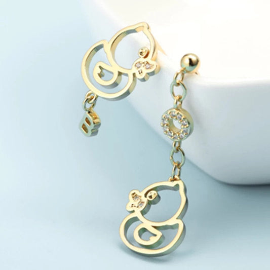 Duck earrings B. Duck