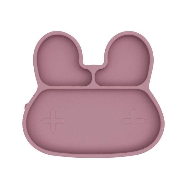 Dusty pink rabbit silicone plate
