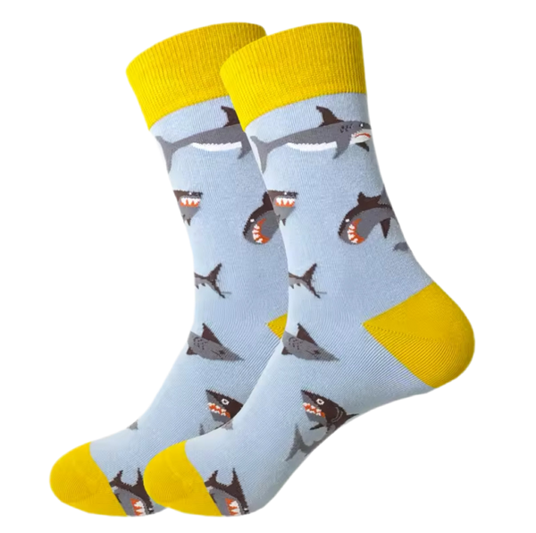 Wild Shark Socks