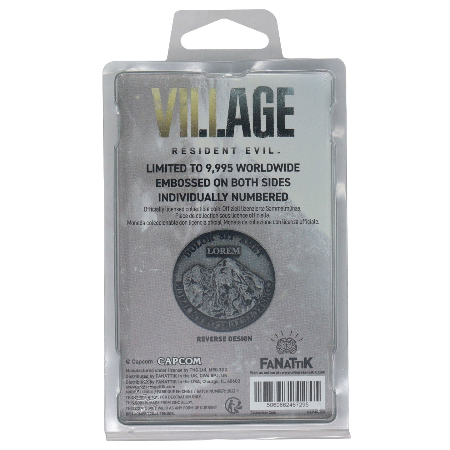 Resident Evil VIII Collectible Coin