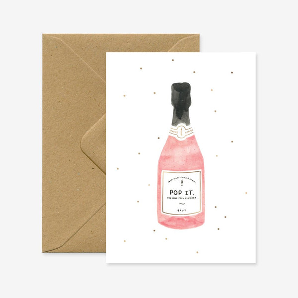 Champagne - Greeting Card