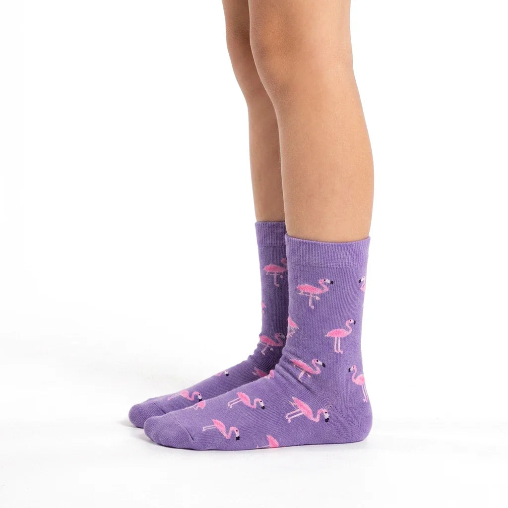 Chaussettes Enfant « Flamants Roses » - Chulé