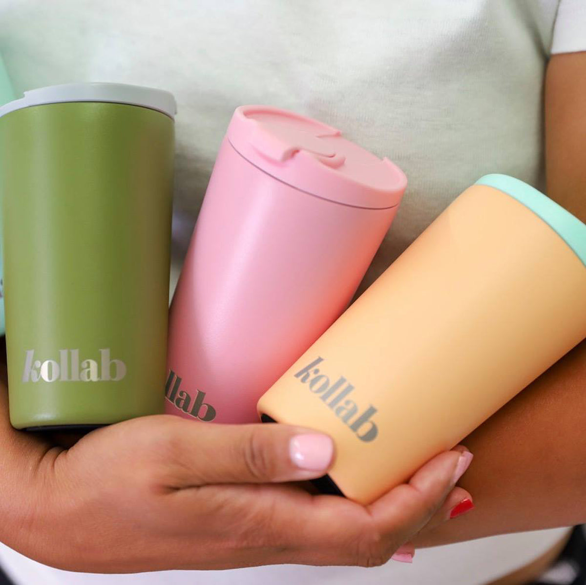 Peach Insulated Mug
