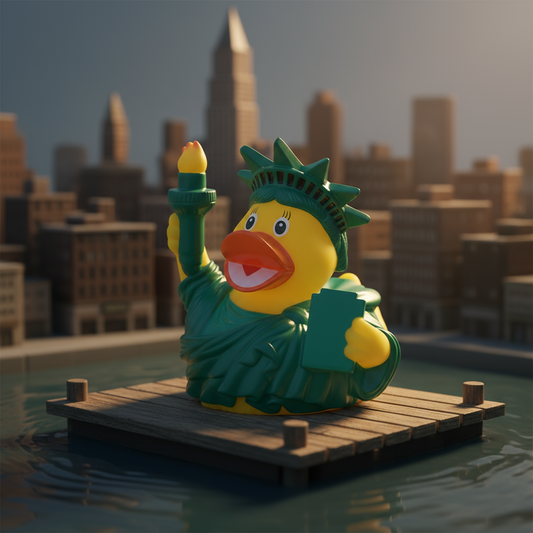 Duck Statue of Liberty