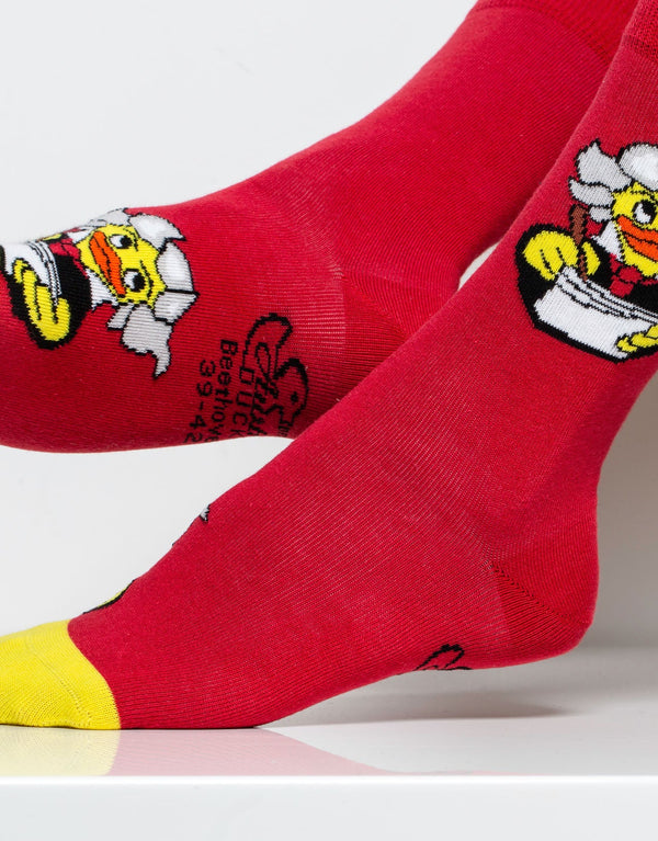 Beethoven Duck Socks