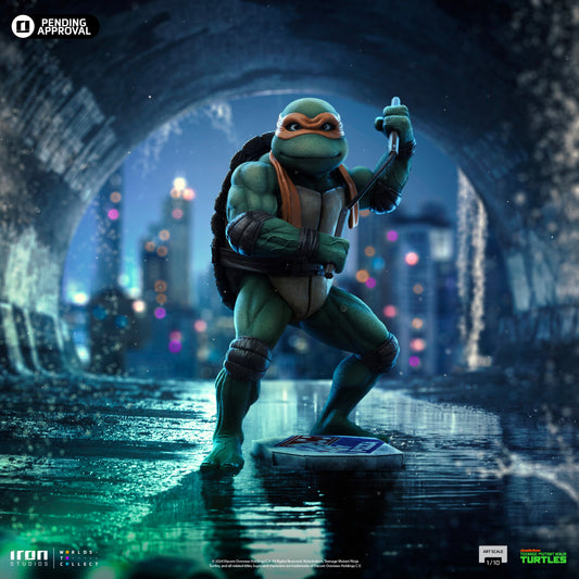 Michelangelo Statue - TMNT Movie - Art Scale 1/10 - Iron Studios