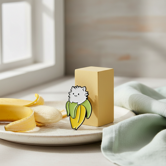 Banana Cat Pin