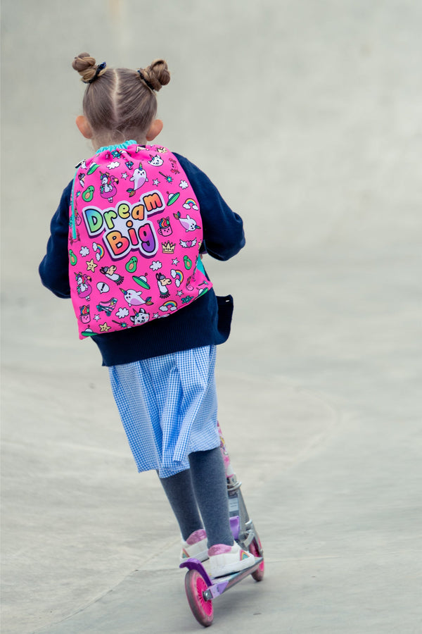 Sac à cordon avec bandoulière – Dream Big