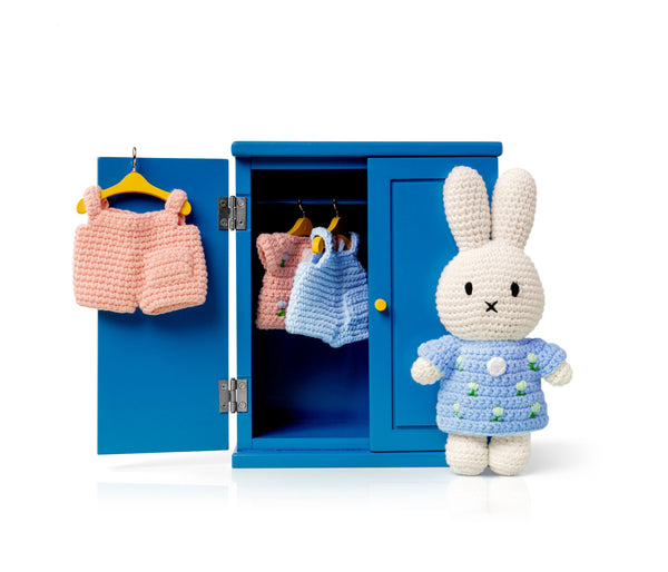 Peluche en Crochet Lapin Miffy - Robe Tulipes