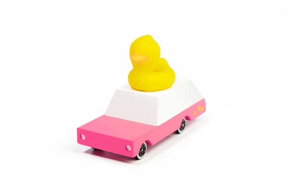 Candycar World Wooden Car - Yellow Duck