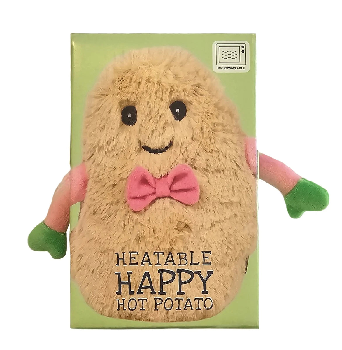 coussin chauffant patate chaude heureuse