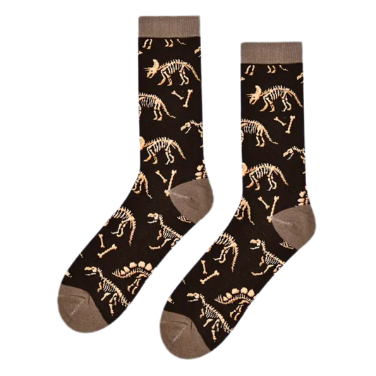 Dinosaur Fossil Socks