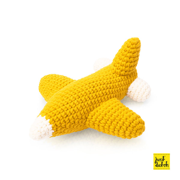 Textile airplane toy