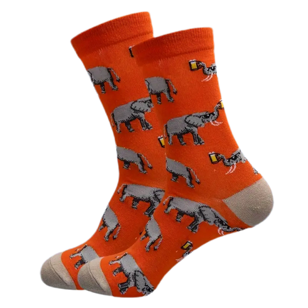 chaussettes elephants avec pintes mrcol