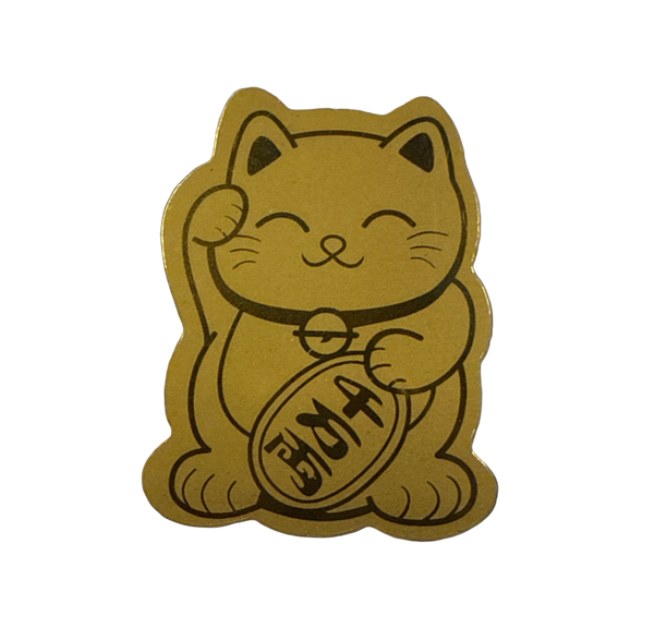 Lucky Gold Cat Sticker