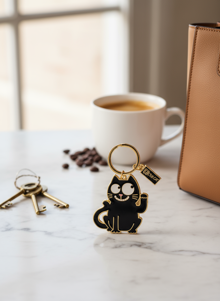 Porte-Clés Ed le Chat