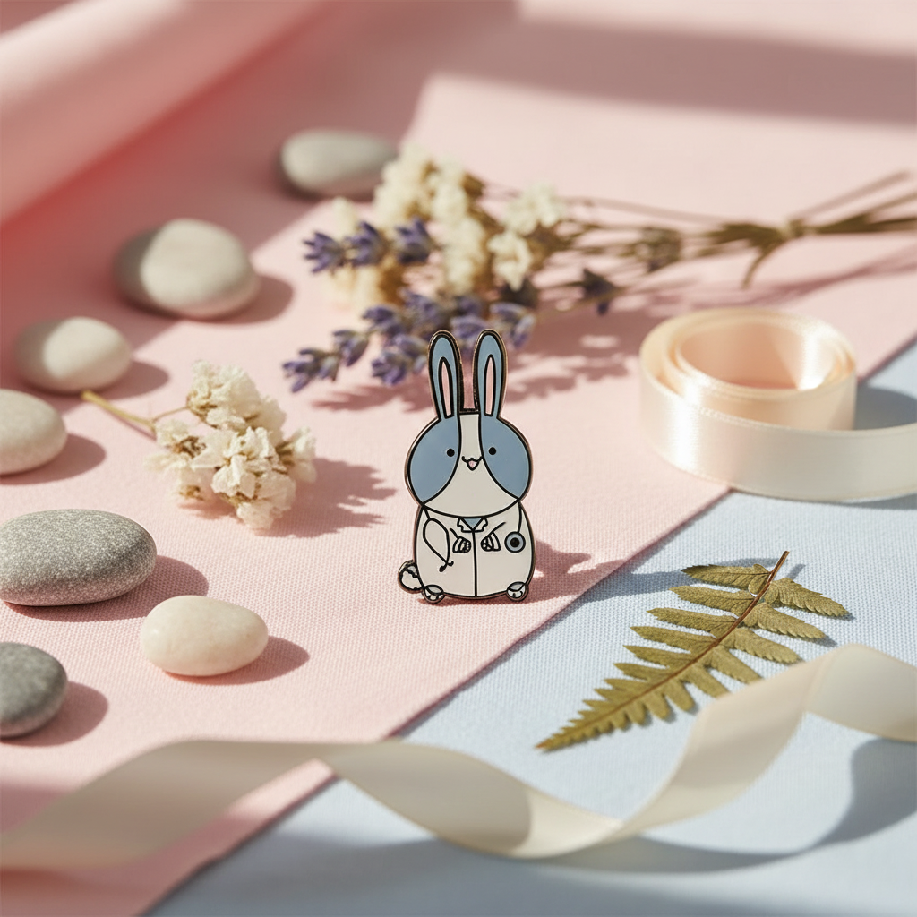 Doctor Rabbit Pin